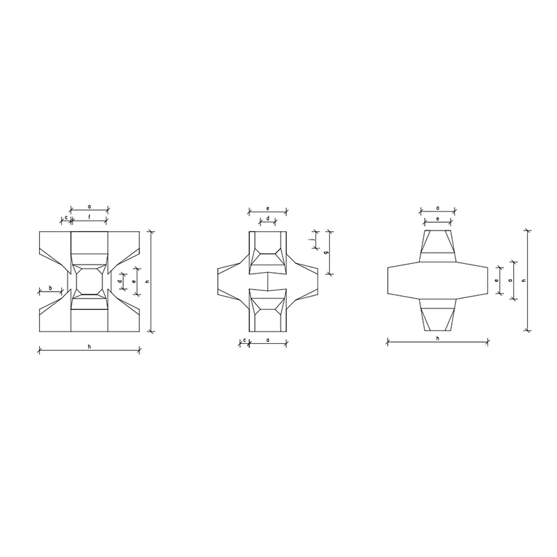 Accropod forskalling/form